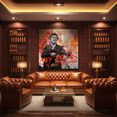 Scarface dipinto su tela Saluta il mio piccolo amico | dimensioni diverse